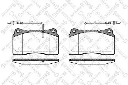 Комплект тормозных колодок, дисковый тормоз STELLOX купить